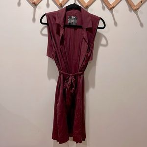 Naked Zebra Sleeveless Trench